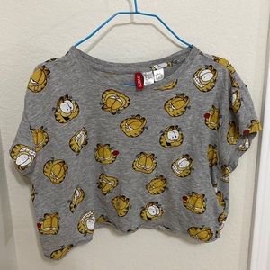 Cute cat crop top